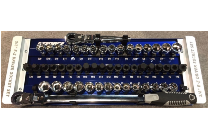 52pcs 3/8inch Double Dr. Socket Set