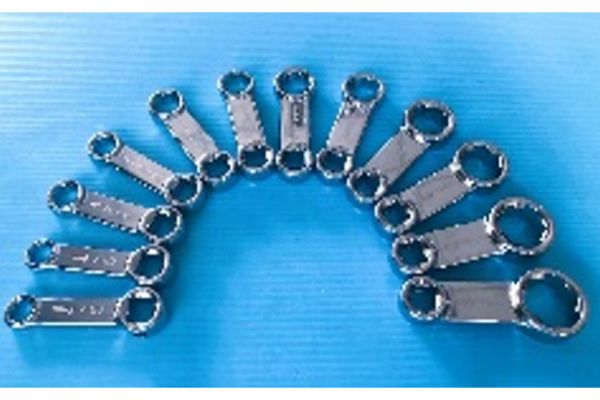 12pcs 3/8” Dr. Anti-Slip Wrench Set - Stubby