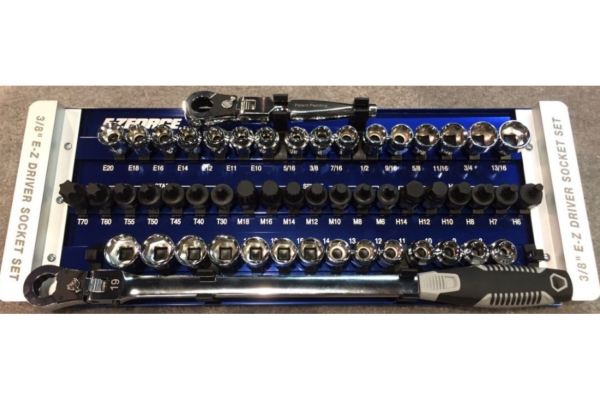 52pcs 3/8inch Double Dr. Socket Set